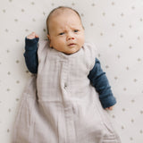 Cotton Muslin Sleep Bag - Porpoise - HoneyBug 