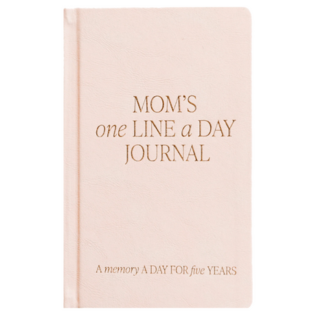 Mom's One Line A Day Leather Journal - HoneyBug 