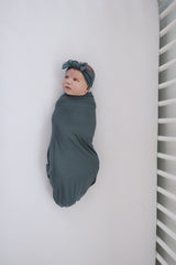 Charcoal Bamboo Stretch Swaddle