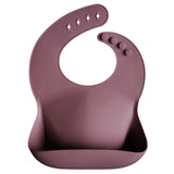 Silicone Baby Bib - Dusty Rose - HoneyBug 