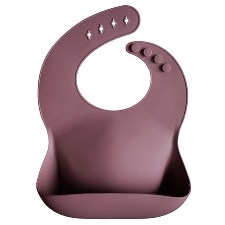 Silicone Baby Bib - Dusty Rose - HoneyBug 