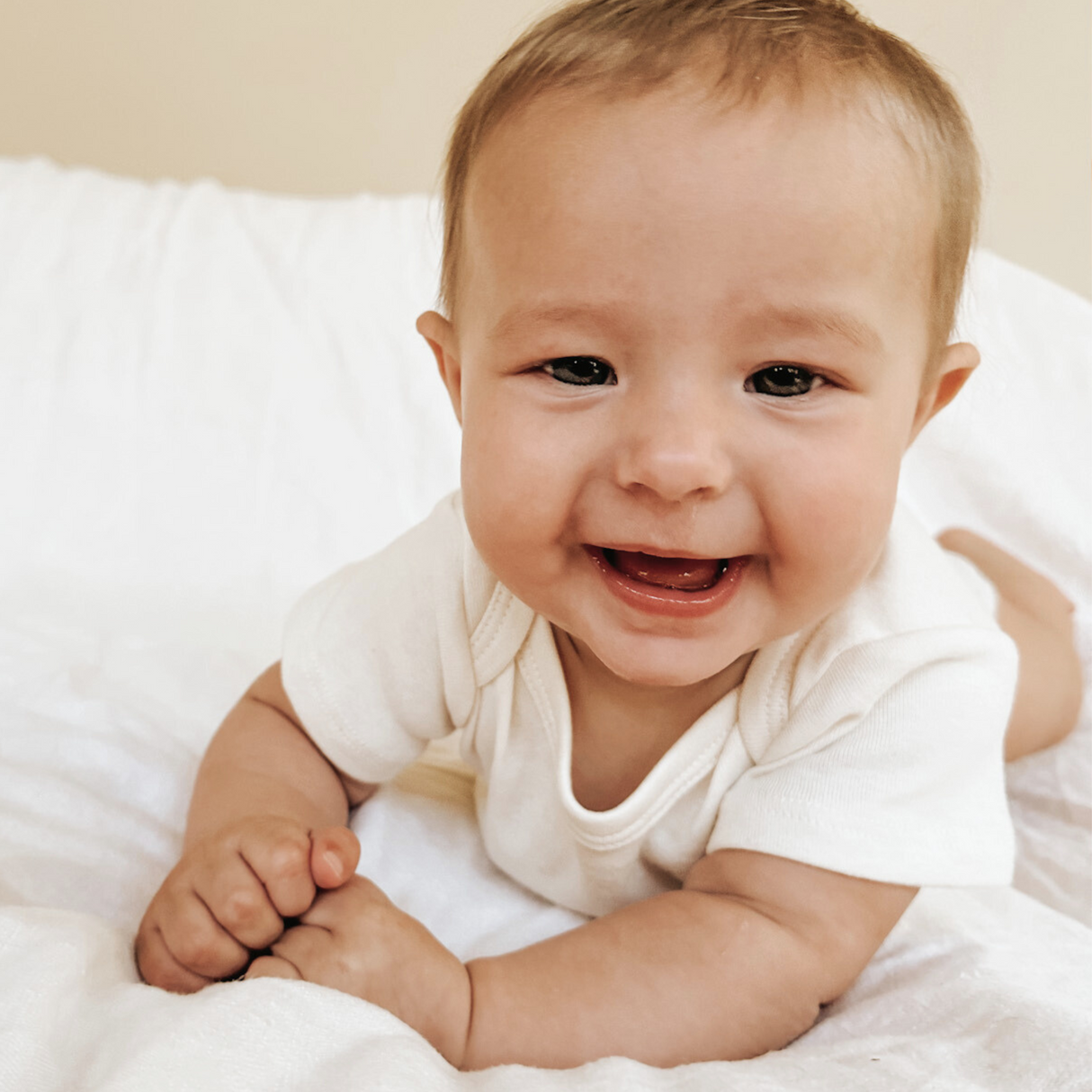 Bestie Clay Organic Cotton Baby Bodysuit Short Sleeve