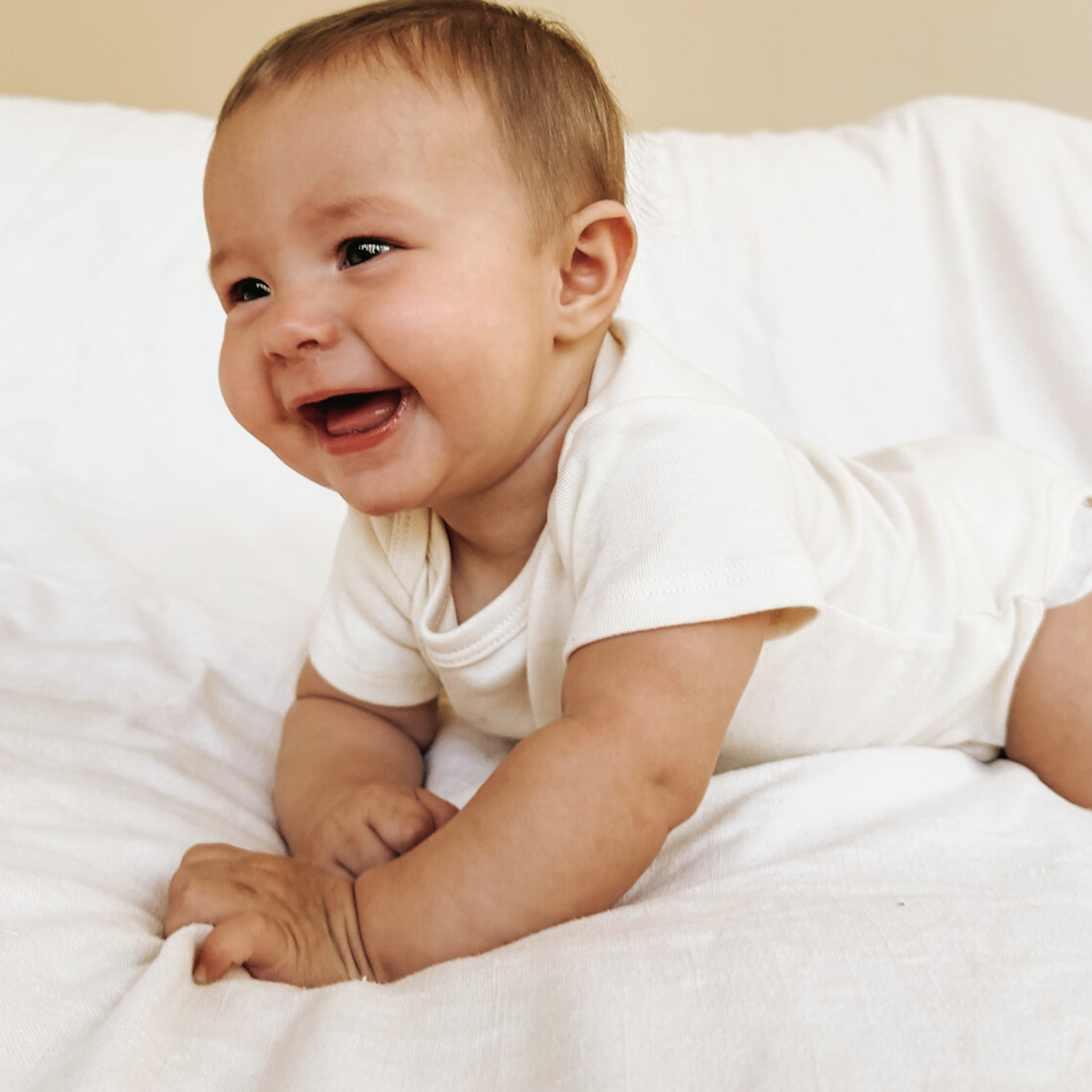 Bestie Clay Organic Cotton Baby Bodysuit Short Sleeve