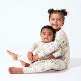 Fall Floral Bamboo Convertible Footie - HoneyBug 