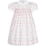 Butterflies Print Smocked Dress - HoneyBug 