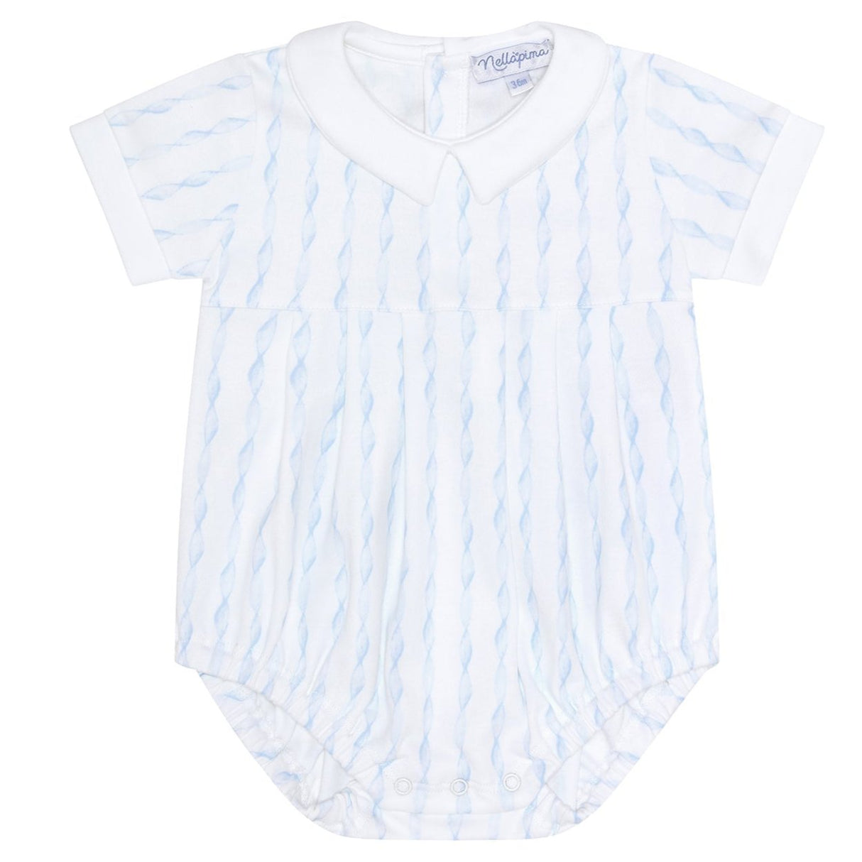 Blue Twirls Bubble - HoneyBug 