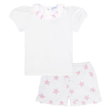 Pink Stars Short Set