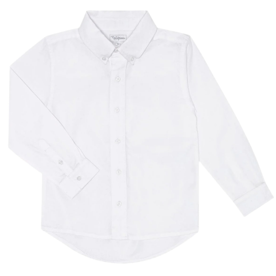 White Long Sleeve Shirt - HoneyBug 