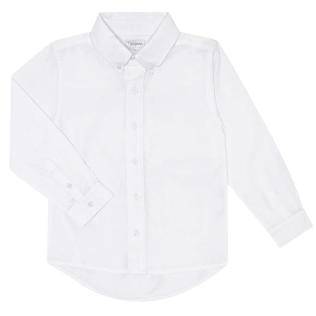 White Long Sleeve Shirt - HoneyBug 