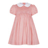 Coral Nella Smocked Dress