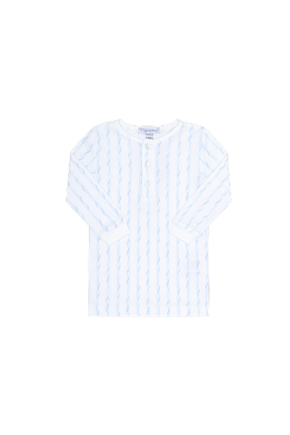 Blue Twirls Pajamas - HoneyBug 