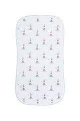 Lighthouse Print Burp Cloth - HoneyBug 