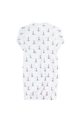 Lighthouse Print Gown - HoneyBug 