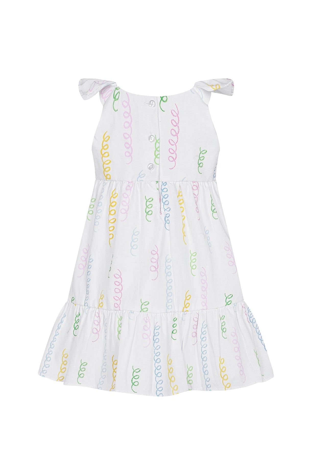 Spirals Woven Summer Dress - HoneyBug 