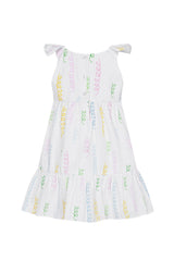 Spirals Woven Summer Dress - HoneyBug 
