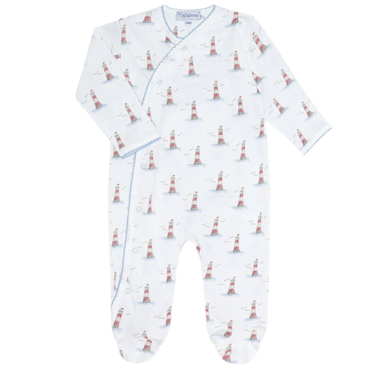 Lighthouse Crossover Footie - HoneyBug 