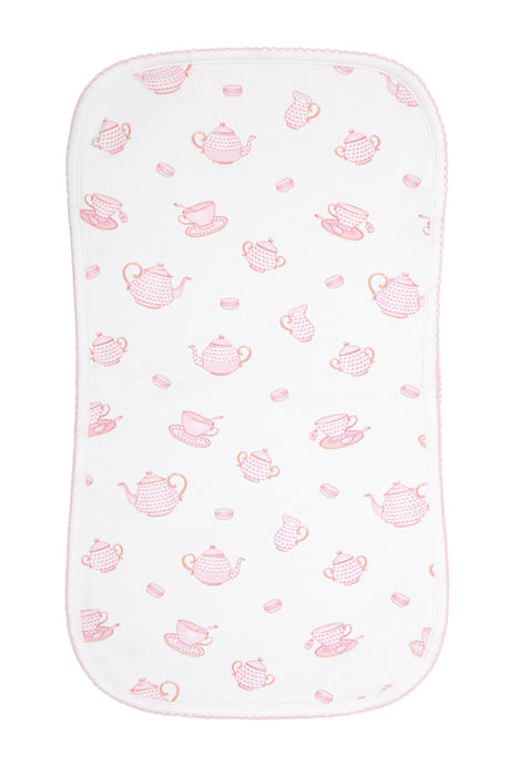 Petite Tea Time Burp Cloth - HoneyBug 