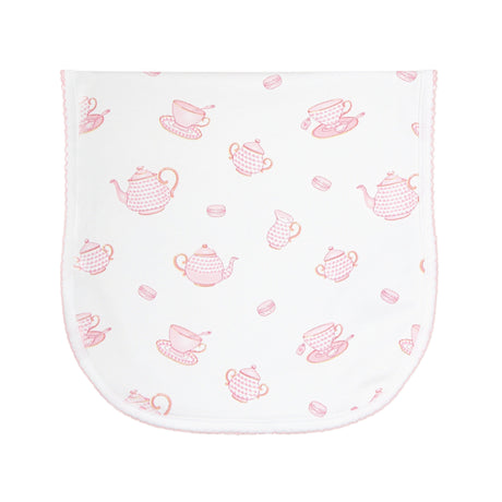 Petite Tea Time Burp Cloth - HoneyBug 