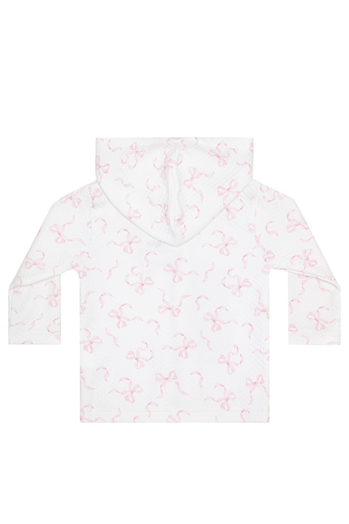 Charming Bows Print Jacquard Jacket - HoneyBug 