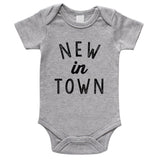 New In Town Organic Baby Bodysuit - HoneyBug 