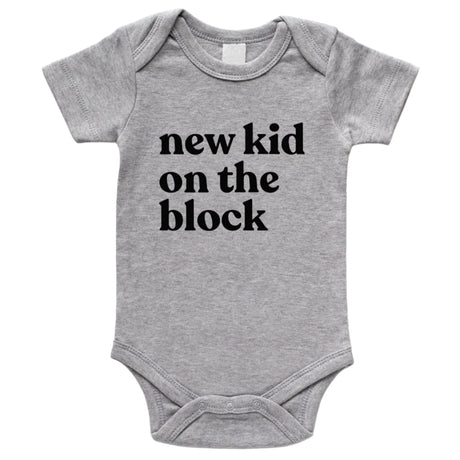 New Kid On The Block Organic Baby Bodysuit - HoneyBug 