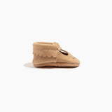 Newborn Weathered Brown Mary Jane Baby Shoe - HoneyBug 
