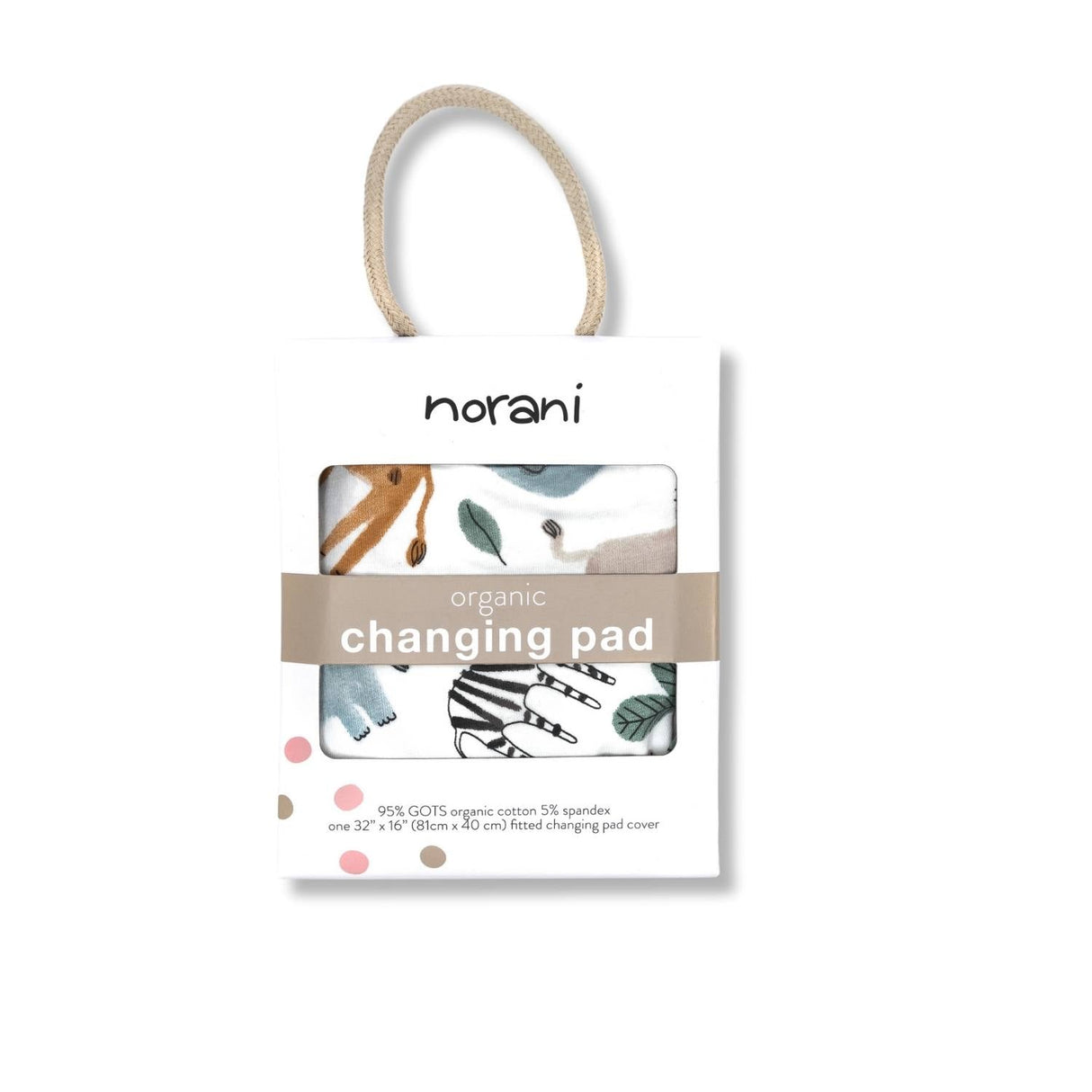 Organic Changing Pad Cover - Safari