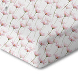 Organic Crib Sheet - Pink Petals