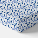 Organic Crib Sheet - Blue Balloons