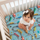 Organic Crib Sheet - Cars