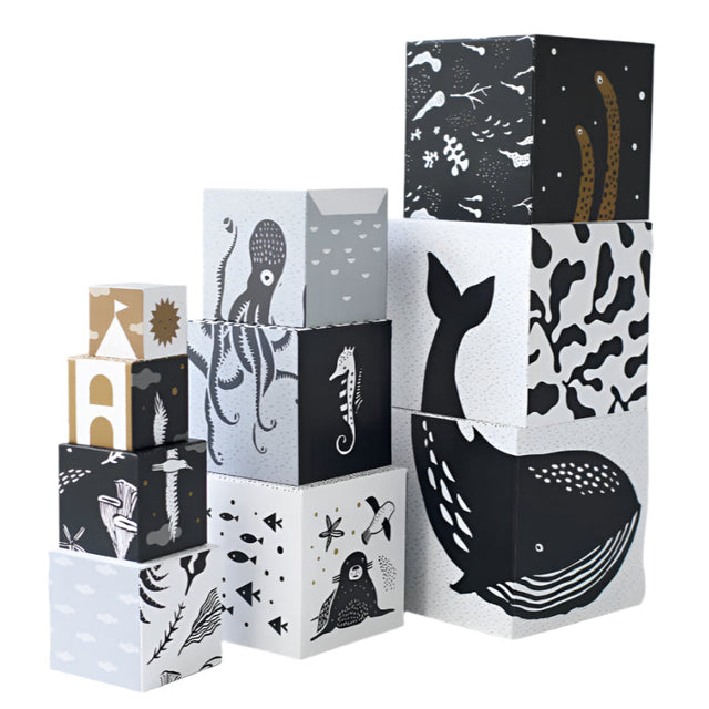 Nesting Blocks - Ocean Animals - HoneyBug 