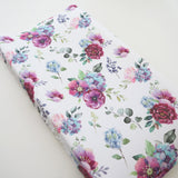 Changing Pad Cover - Blue Floral - HoneyBug 