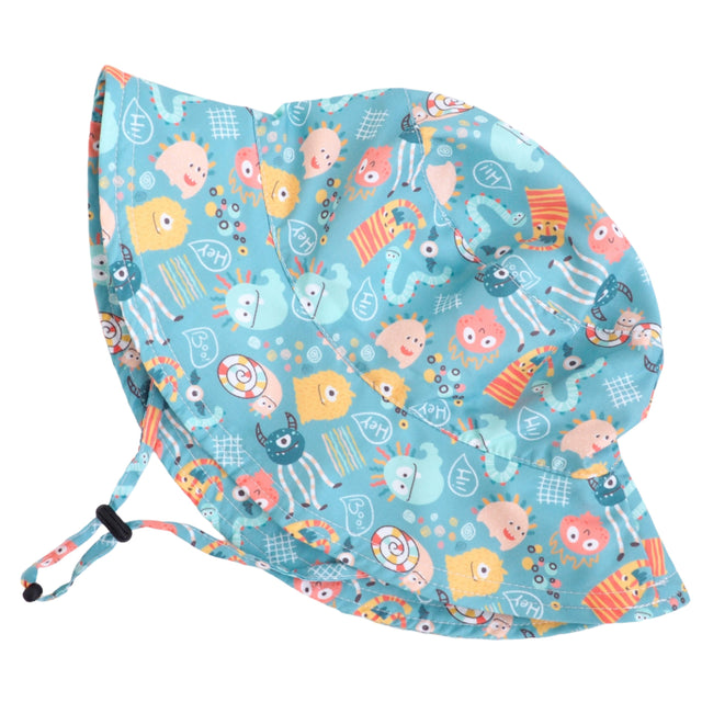 Baby & Kid Sun Hat - Monster Party - HoneyBug 