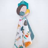 Mini Minky - Dinoland Blue - HoneyBug 