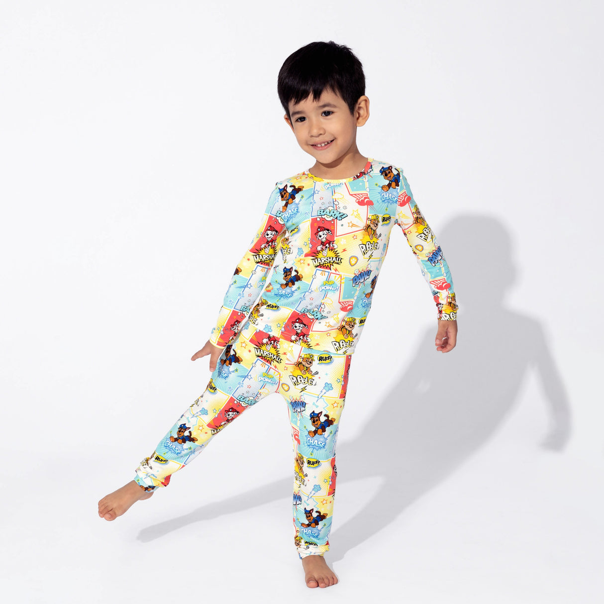 PAW Patrol: Comic Boy Pups Bamboo Kids Pajamas - HoneyBug 