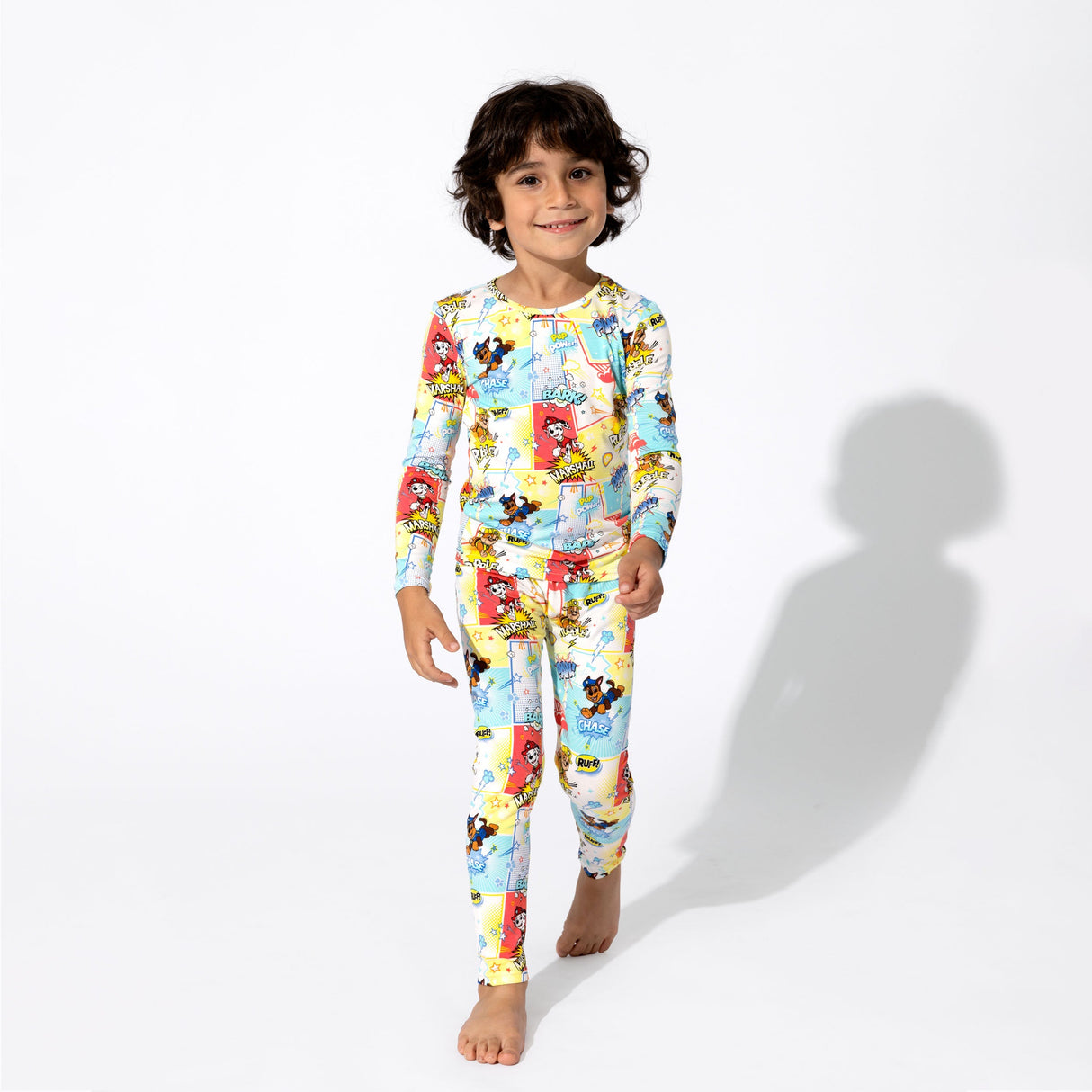 PAW Patrol: Comic Boy Pups Bamboo Kids Pajamas - HoneyBug 