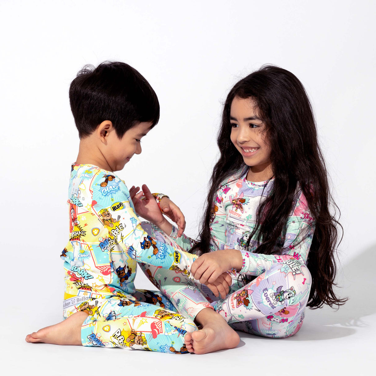 PAW Patrol: Comic Boy Pups Bamboo Kids Pajamas - HoneyBug 