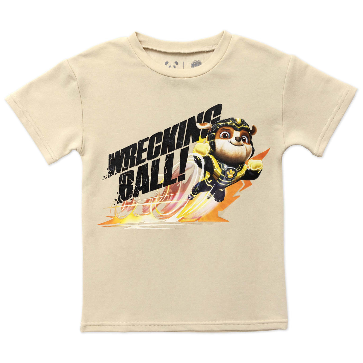 PAW Patrol: The Mighty Movie Oat Bamboo Terry Kids Oversized T-Shirt - HoneyBug 