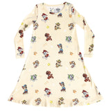 PAW Patrol: Classic Bamboo Girls' Long Sleeve Dress - HoneyBug 