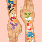 Fire Breather Tats - 40 Foil Temporary Tattoos