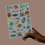 Far Out Glo Tats - 50 Foil Temporary Tattoos