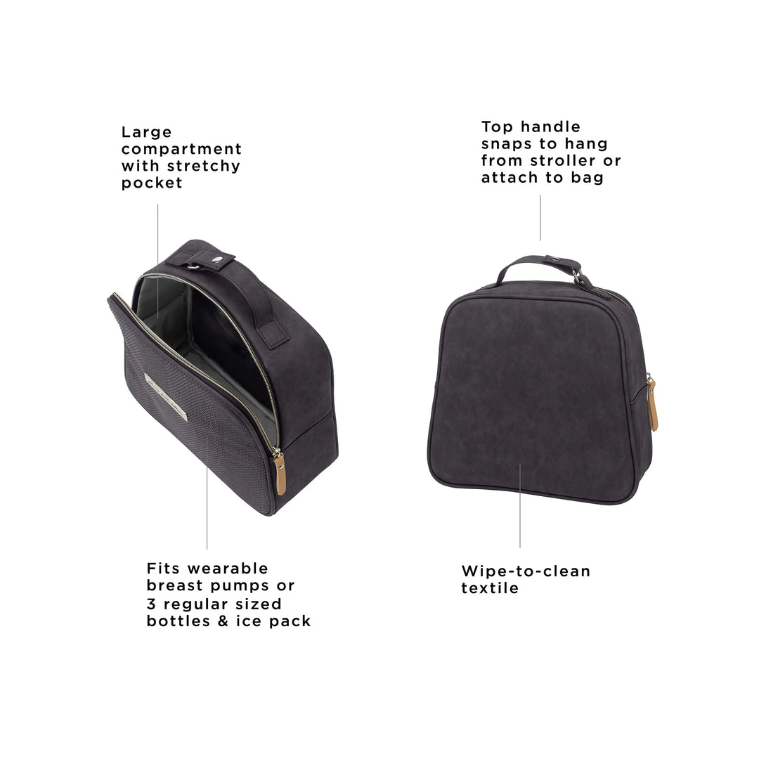 Boxy Backpack Deluxe -Ebony - HoneyBug 