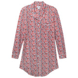 Women's Pima Nightshirt in Fleurs des Bois