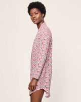 Women's Pima Nightshirt in Fleurs des Bois