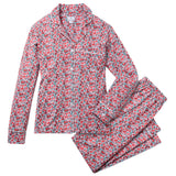 Women's Pima Pajama Set in Fleurs des Bois