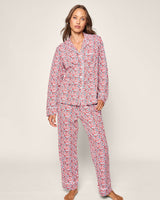 Women's Pima Pajama Set in Fleurs des Bois