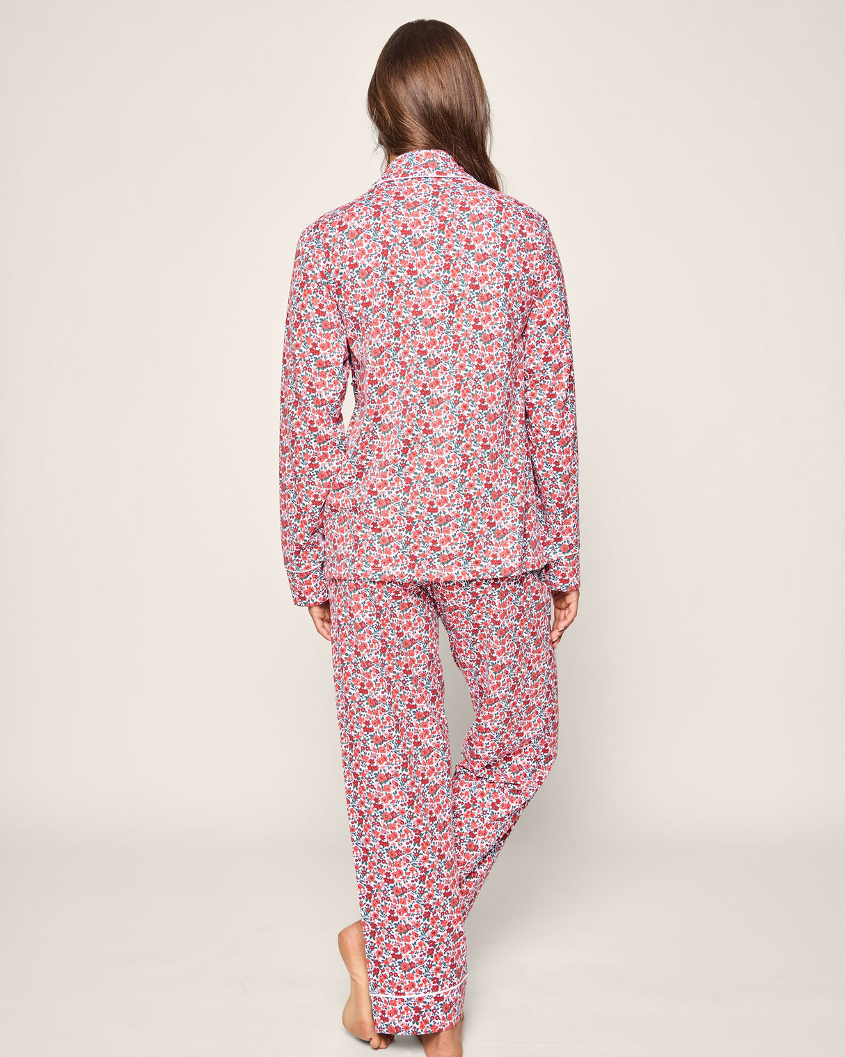 Women's Pima Pajama Set in Fleurs des Bois