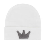 Newborn Hospital Hats - Grey & White