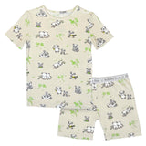 Panda Bamboo Kids Pajama Short Set - HoneyBug 