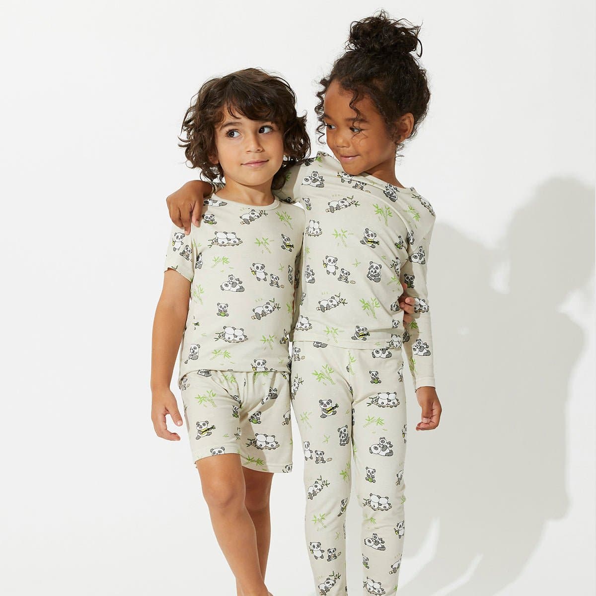 Panda Bamboo Kids Pajama Short Set - HoneyBug 